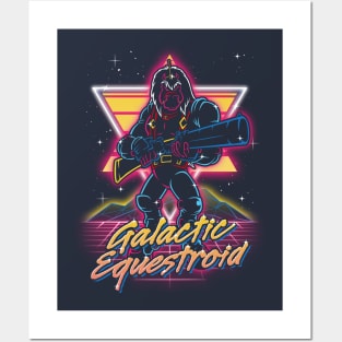 Retro Galactic Equestroid Posters and Art